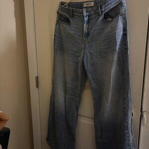 Wide-Legs Light Blue Jeans